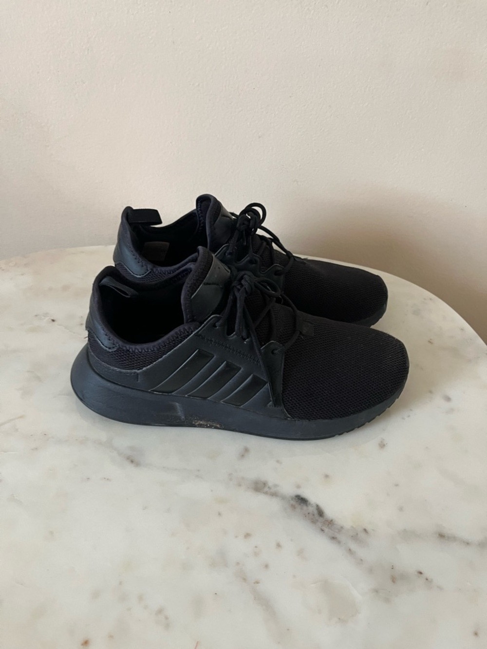 adidas Black Low-Top Mesh Sneakers